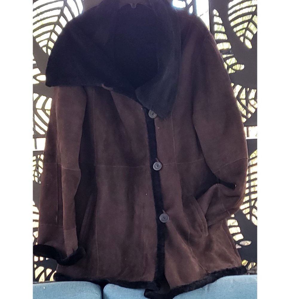 Shearling Coat Jacket - image 2